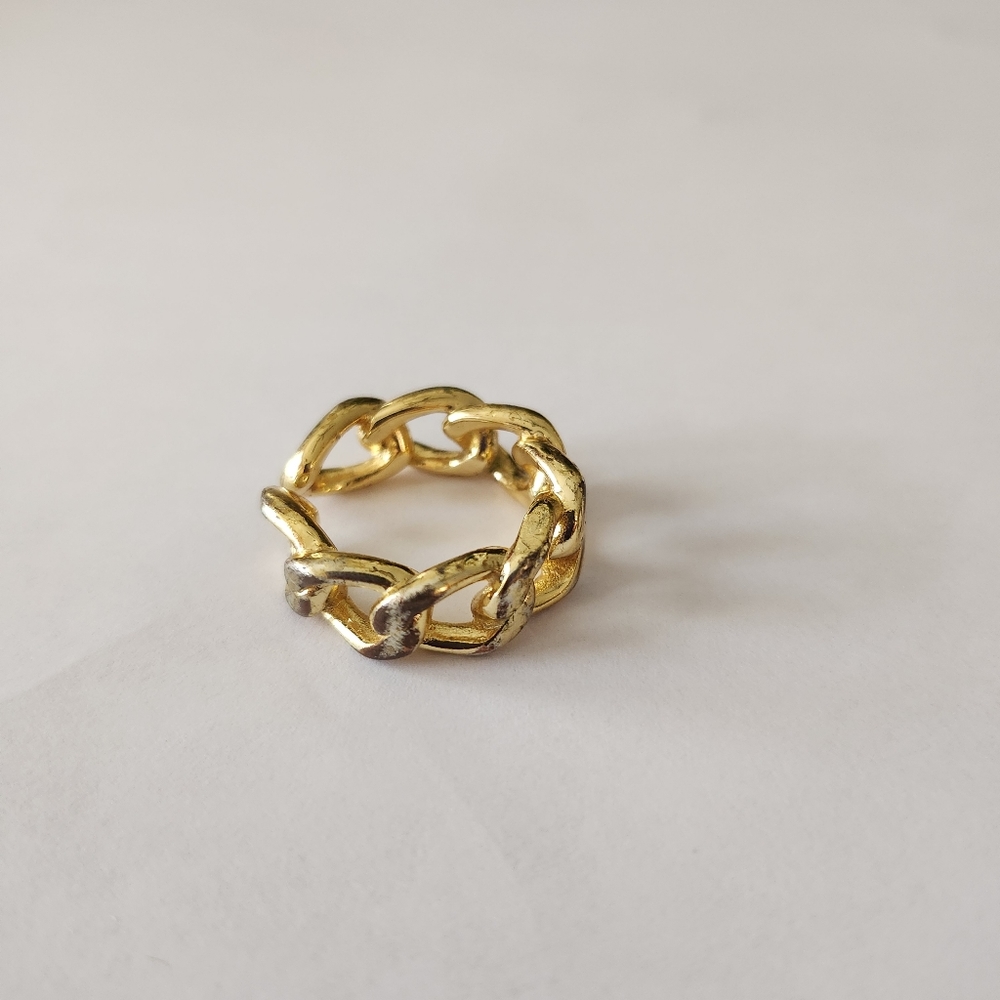 925 Sterling Silver Gold Plated Ring